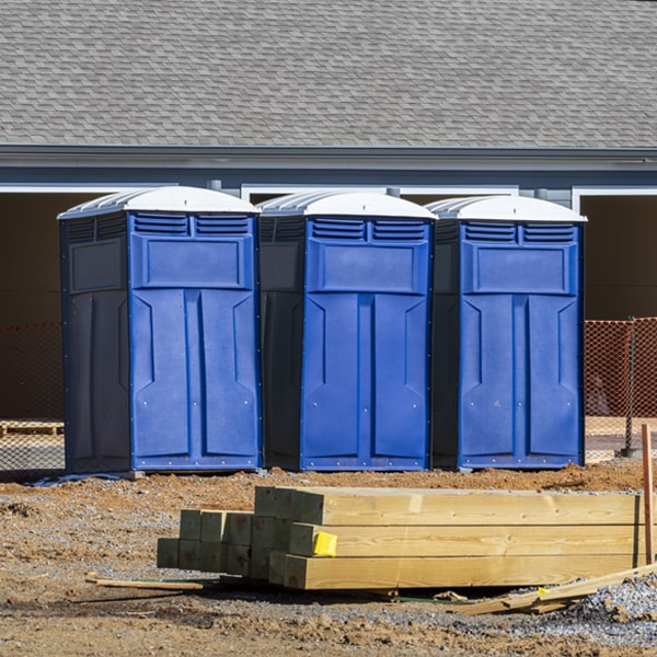 how can i report damages or issues with the portable toilets during my rental period in Pueblo Colorado